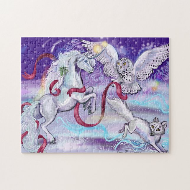 Together we are One Unicorn Jigsaw Puzzle (Horizontal)