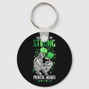 Together We Are Strong Mental Health Awareness Cut Key Ring