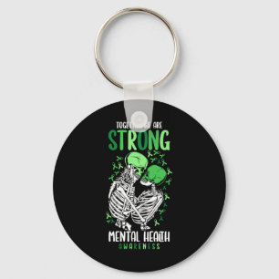 Together We Are Strong Mental Health Awareness War Key Ring