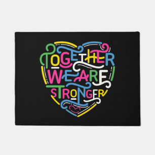 Together We Are Stronger Doormat