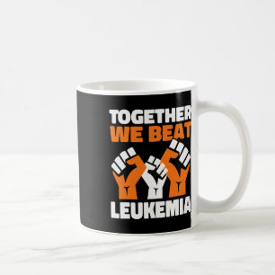 Together We Beat Leukaemia Blood Cancer Awareness Coffee Mug