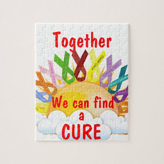 Together we can find a CURE Jigsaw Puzzle (Vertical)