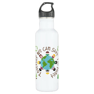 Together We Can Save the Planet 710 Ml Water Bottle