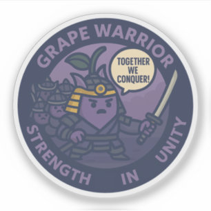 Together We Conquer Samurai Grape 