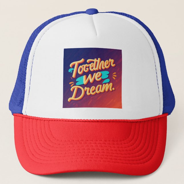Together we dream trucker hat (Front)