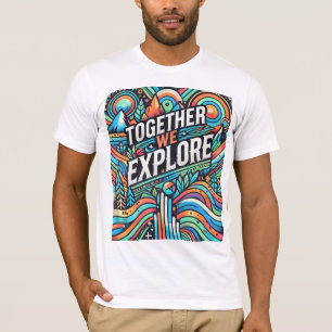 Together We Explore: Adventure Awaits" T-Shirt