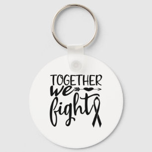Together We Fight Breast Cancer Survivor Awareness Key Ring