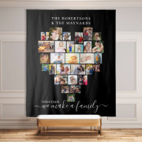 Together we Make a Family Heart 29 Photo Collage