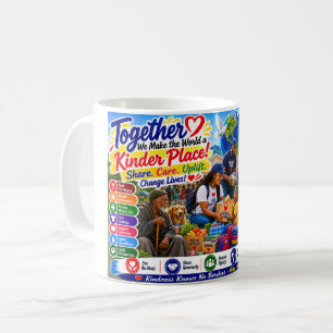Together We Make the World a Kinder Place Coffee Mug