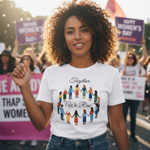 Together We Rise International Women’s Day  Tri-Blend Shirt