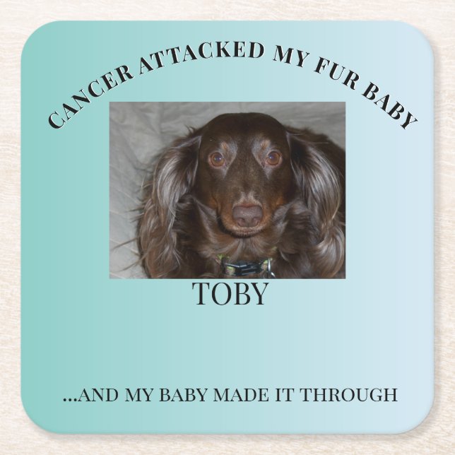 Together We Rose Above It Square Paper Coaster (Front)