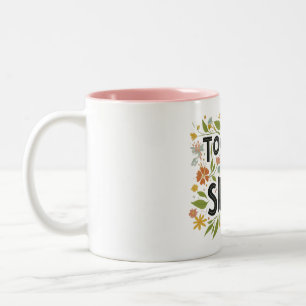 "Together We Smile." Two-Tone Coffee Mug