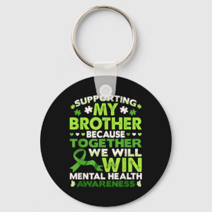 Together We Win Mental Health Awareness Mens Women Key Ring