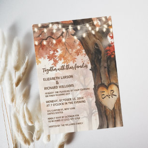 Together With The Friends Wedding Party Invitation