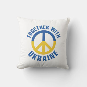 Together With Ukraine Cushion