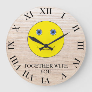 Together with you large clock