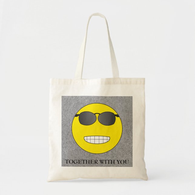Together with you tote bag (Front)