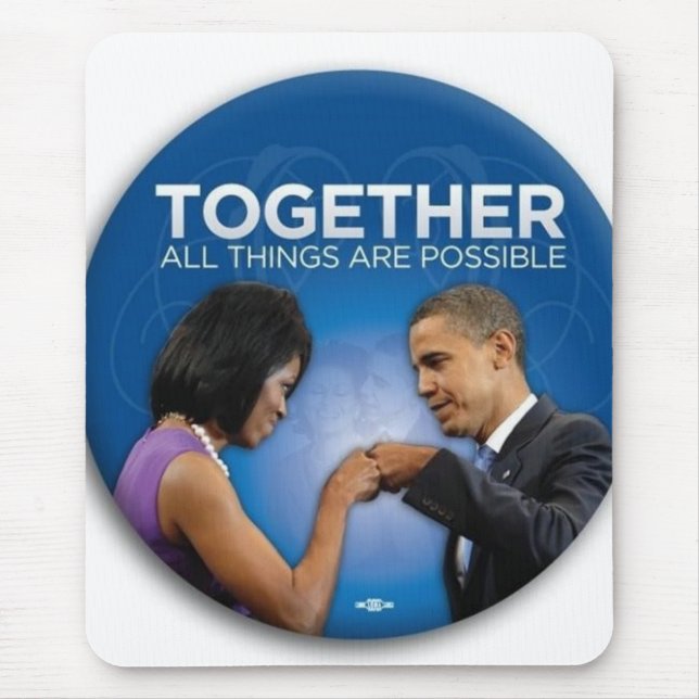 together - yes we did! mouse pad (Front)