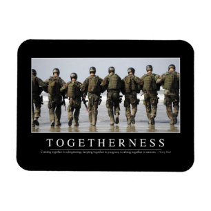 Togetherness: Inspirational Quote Magnet