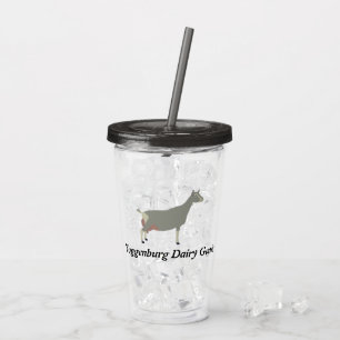 Toggenburg Dairy Goat Acrylic Tumbler