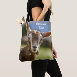 Toggenburg Dairy Goat Kid Tote Bag