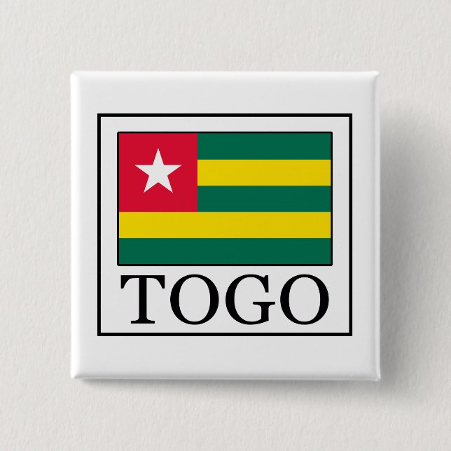 Togo 15 Cm Square Badge (Front)