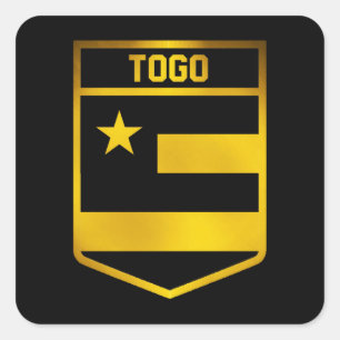 Togo Emblem Square Sticker