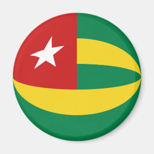 Togo Fisheye Flag Magnet