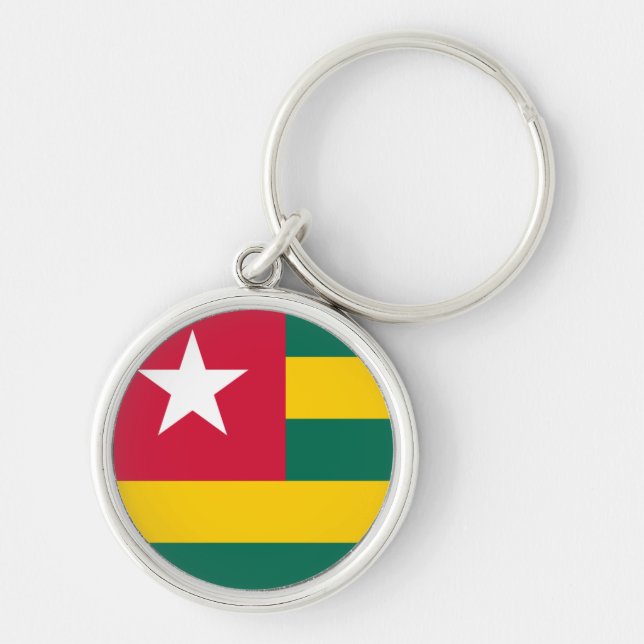 Togo Flag Key Ring (Front)