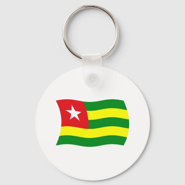 Togo Flag Keychain (Front)
