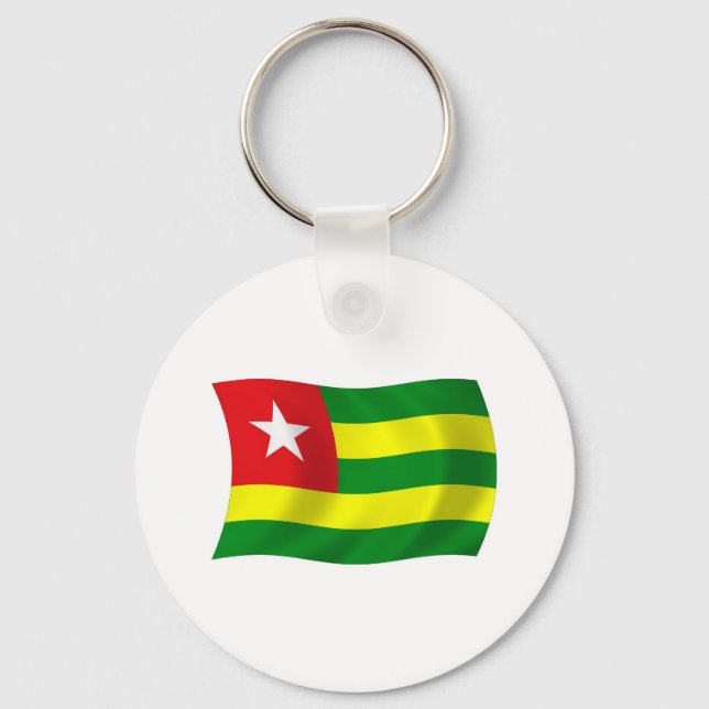 Togo Flag Keychain (Front)