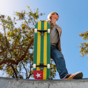Togo flag skateboard