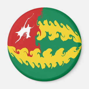 Togo Gnarly Flag Magnet