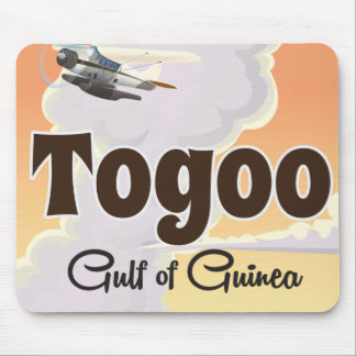 Togo Gulf of Guinea travel poster print Mouse Pad