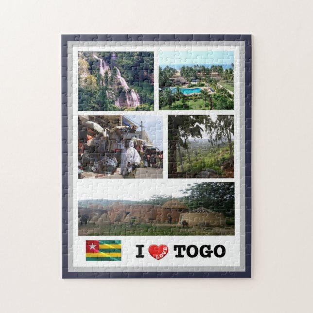 Togo - I Love - Jigsaw Puzzle (Vertical)