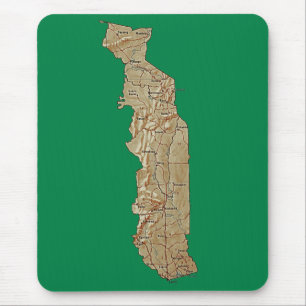 Togo Map Mousepad
