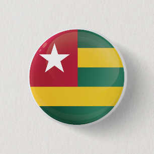 Togo  Round Icon Flag 3 Cm Round Badge
