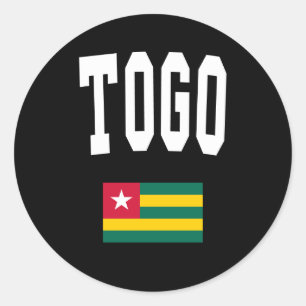 Togo Style Classic Round Sticker