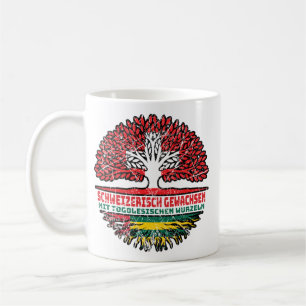 Togo Togoisch Schweizer Schweiz Baum Wurzel und Si Coffee Mug