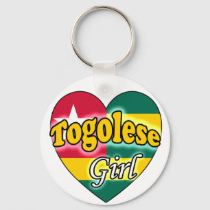 Togolese Girl Key Ring