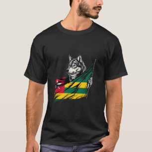 Togolese Roots Vintage Togolese Pride Togo Flag Wo T-Shirt
