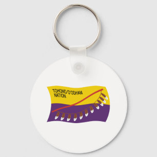 Tohono O'odham Nation Flag Keychain