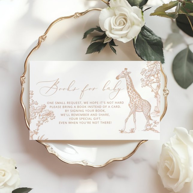 Toile Books for baby boho Safari Enclosure Card (Creator Uploaded)