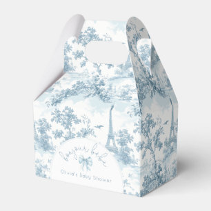 Toile de Jouy Bonjour BebeFrench baby shower Favour Box