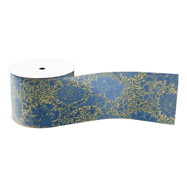 Toile de Jouy: classic and modern Grosgrain Ribbon (Spool)
