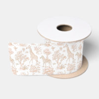 Toile de Jouy Safari animals boho elegant