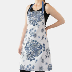 Toile-De-Jouy Vintage French Pattern Apron