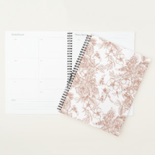 Toile-De-Jouy Vintage French Pattern Planner