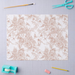 Toile-De-Jouy Vintage French Pattern Tissue Paper