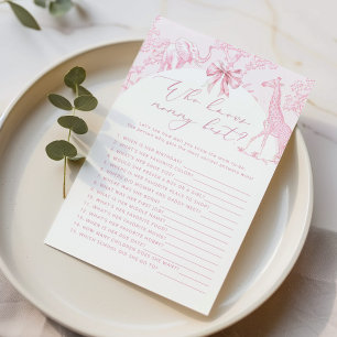 Toile de Jouy Who kows mummy best game